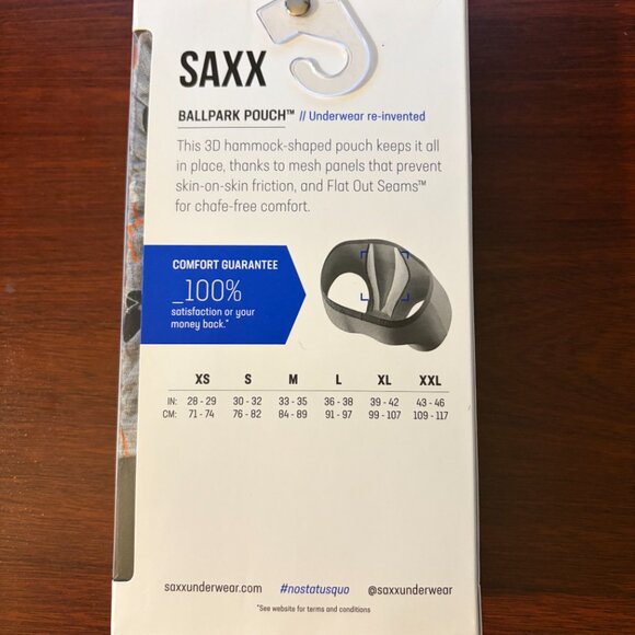 SAXX VIBE Boxer Briefs “Grey Tailgate" - Picture 3 of 3